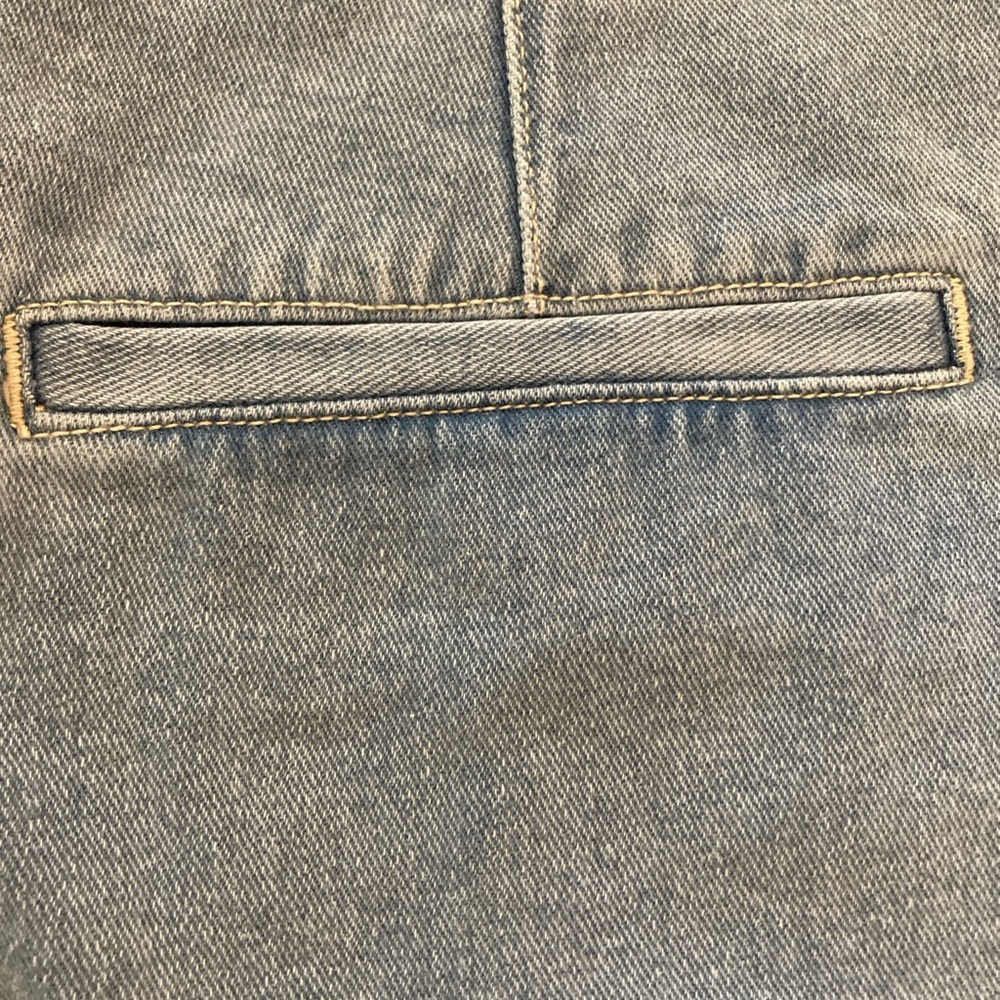 Veronica Beard Revolve Moxie Mini Skirt in Silverwood Blue Size 10 EUC - Picture 11 of 14